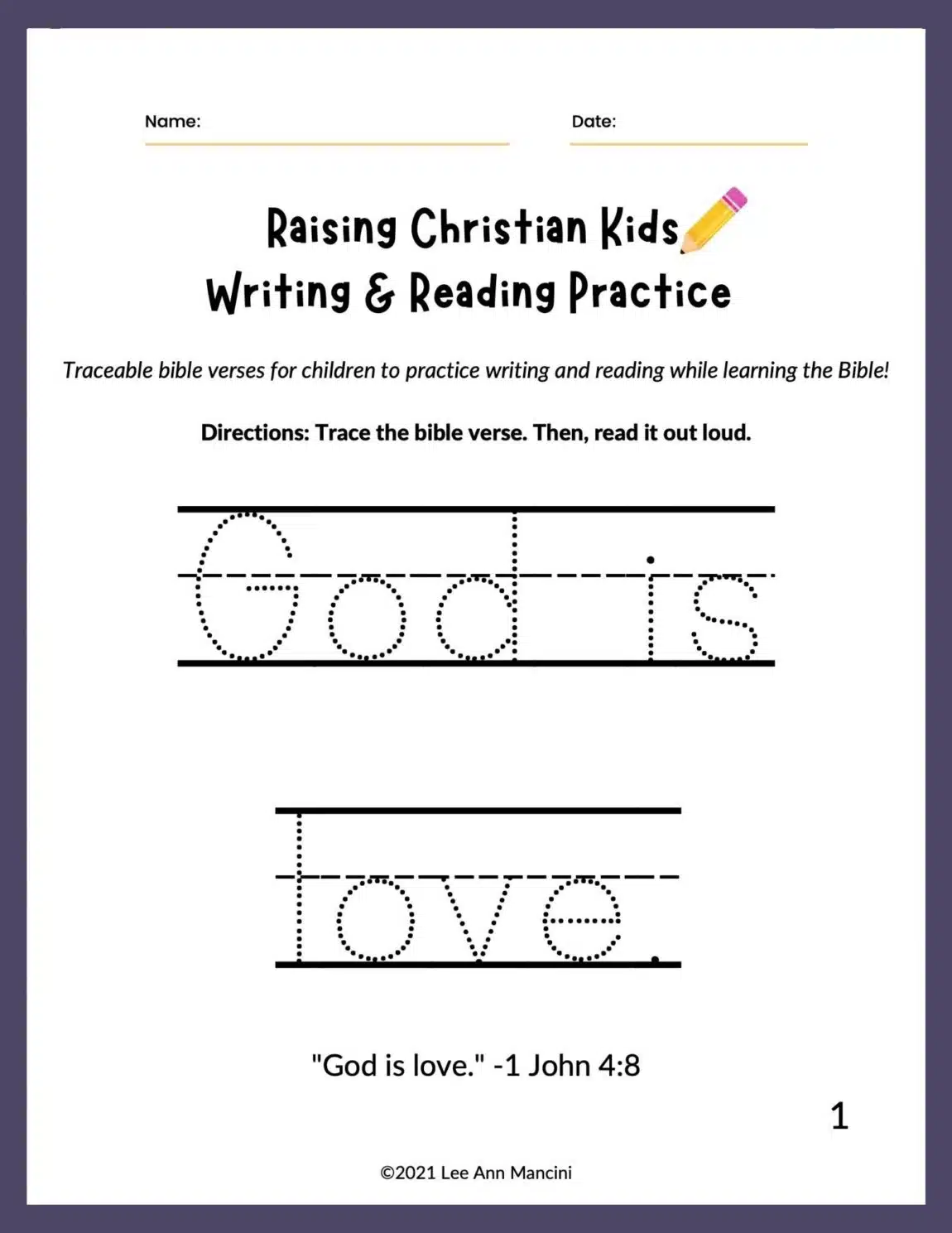 Writing & Reading Practice