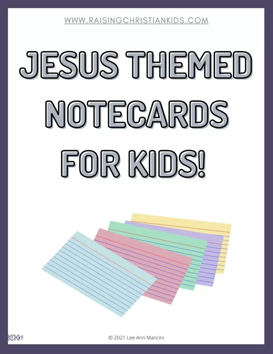 Jesus Themed Notecards for Kids